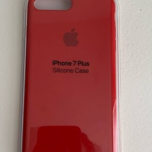 Apple 7 Plus Product RED silicone case